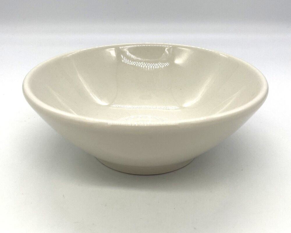 Homer Laughlin Restaurant Ware Small White Bowl 5.5" USA